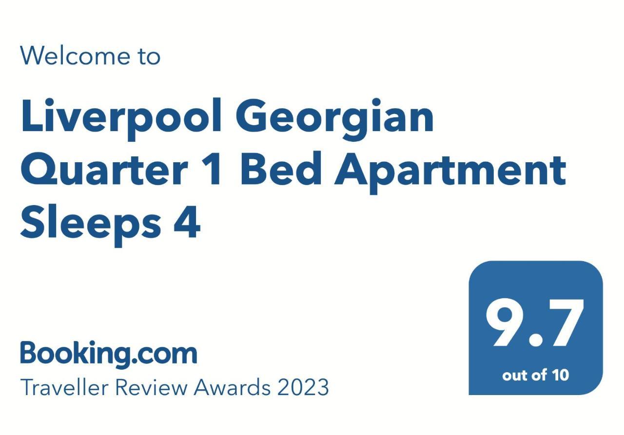 Liverpool Georgian Quarter 1 Bed Apartment Sleeps 4 Esterno foto